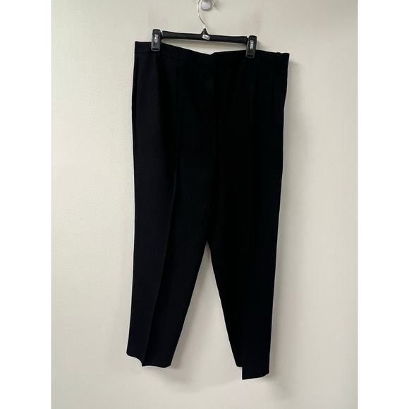 Laurel Black crepe Pants Fits Like a Sz 14 - Picture 1 of 3